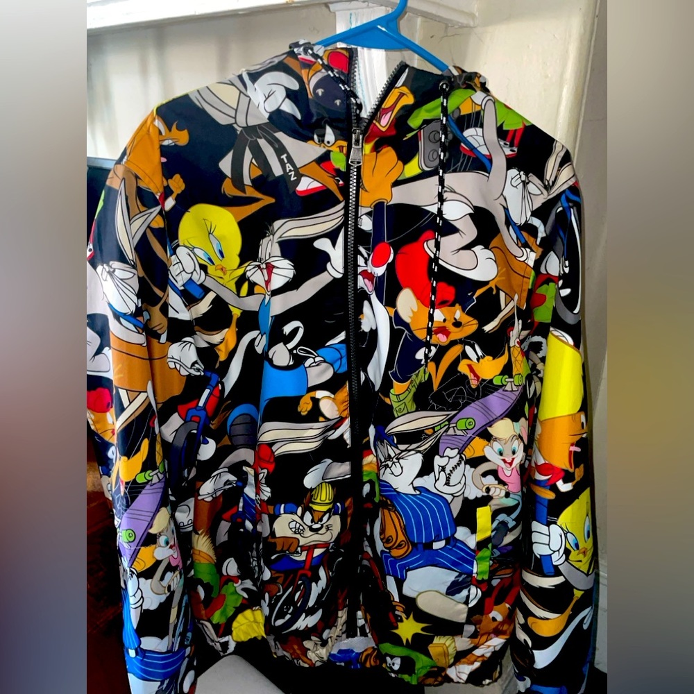 Looney Tunes Graphic Wind Breaker Zip Up jacket